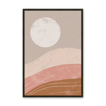 [Color:Satin Black], Picture of art in a Satin Black frame