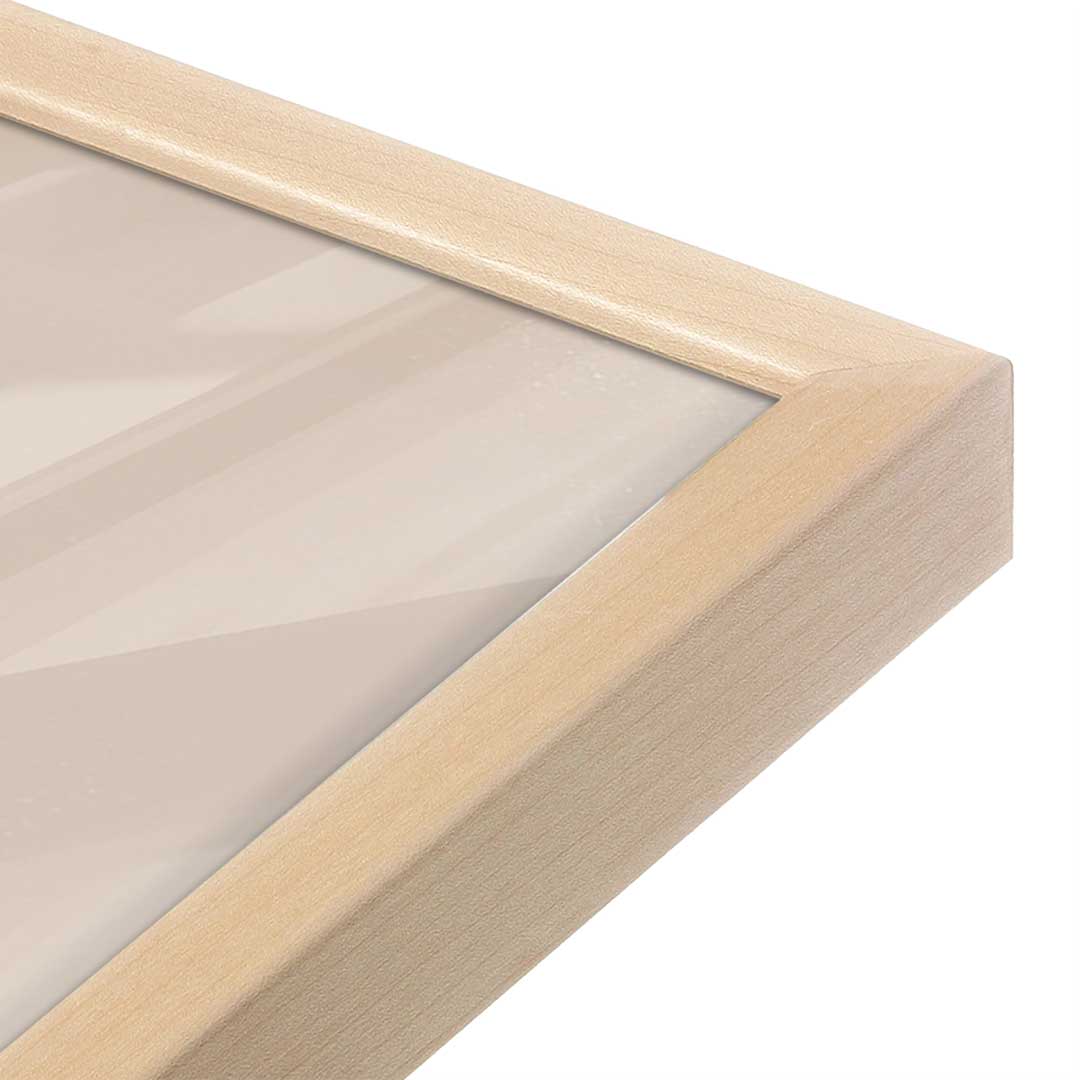 [Color:Raw Maple], Picture of art in a Raw Maple frame at an angle