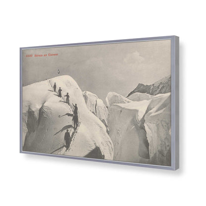 [Color:Polished Chrome], Picture of art in a Polished Chrome frame of the corner