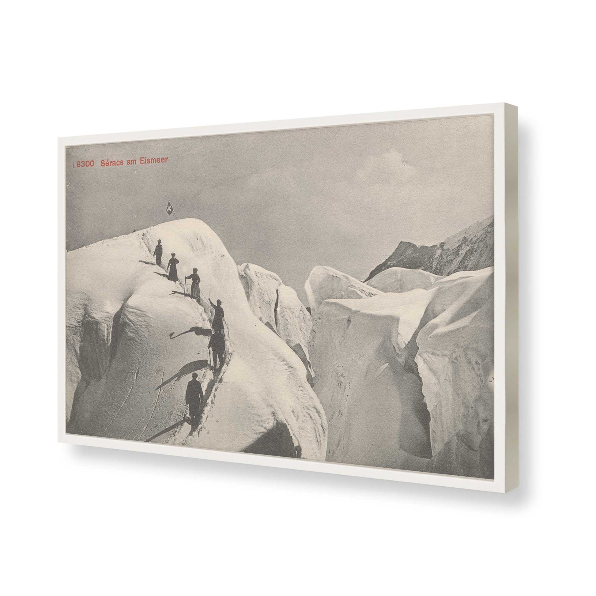 [Color:Opaque White], Picture of art in a Opaque White frame of the corner