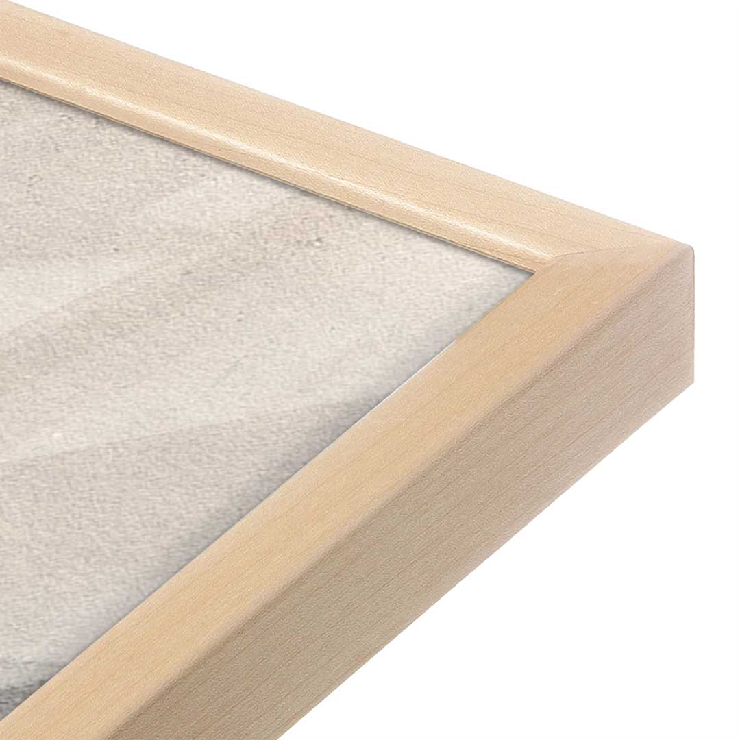 [Color:Raw Maple], Picture of art in a Raw Maple frame at an angle