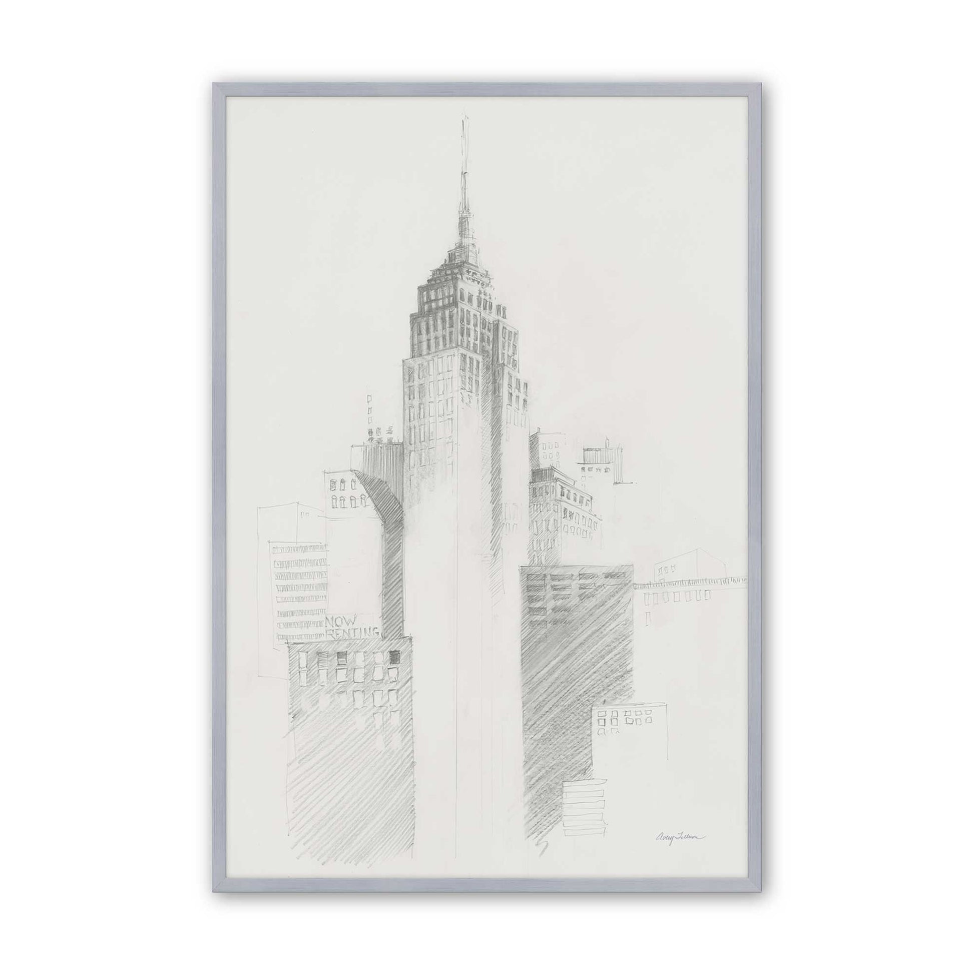 [Color:Polished Chrome], Picture of art in a Polished Chrome frame