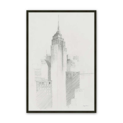 [Color:Satin Black], Picture of art in a Satin Black frame