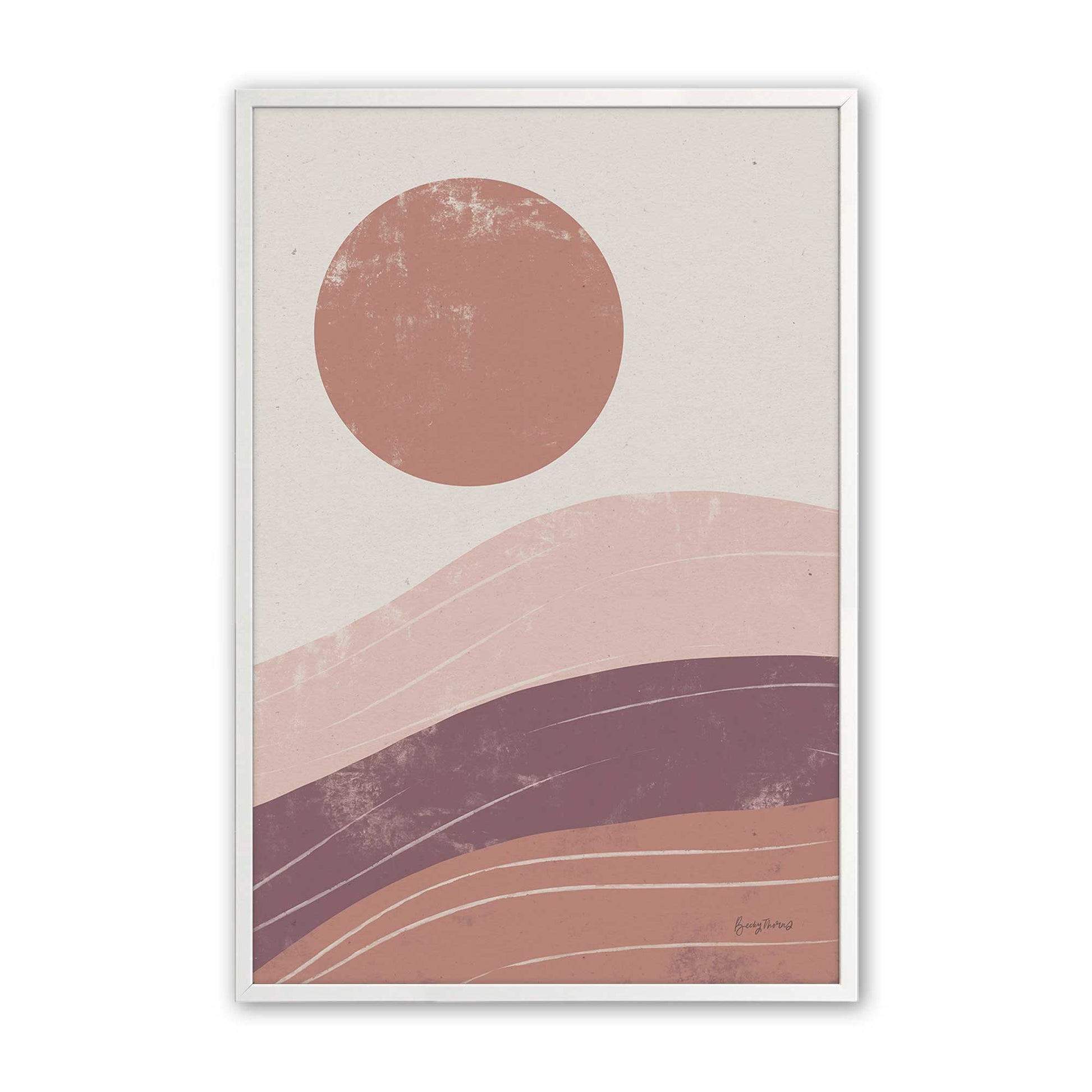 [Color:Opaque White], Picture of art in a Opaque White frame