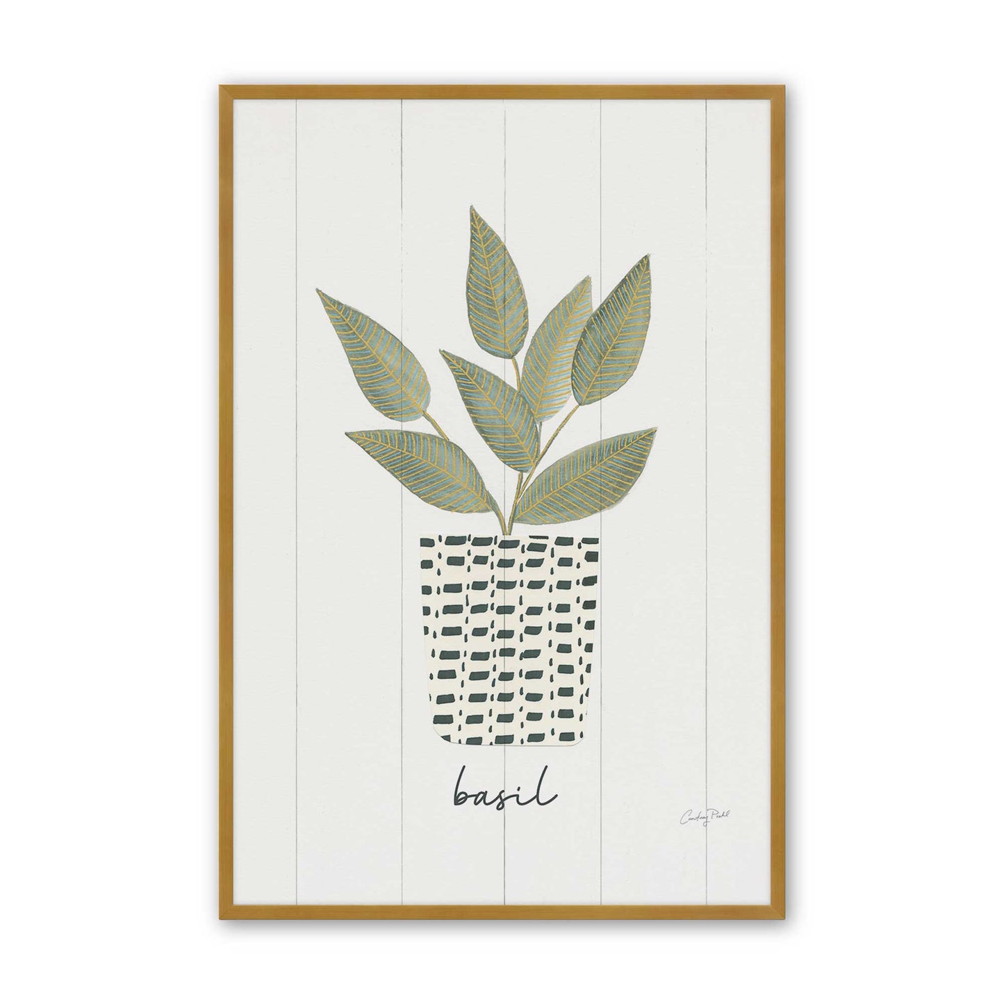 [Color:Polished Gold], Picture of art in a Polished Gold frame