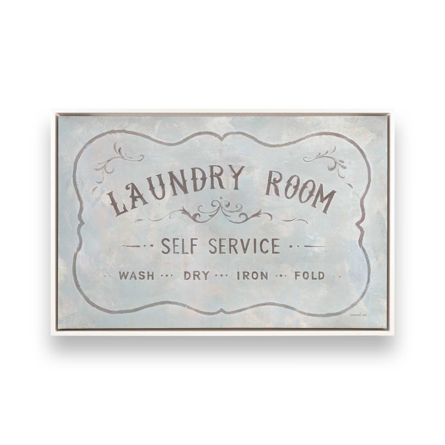 [Color:Opaque White], Picture of art in a White frame