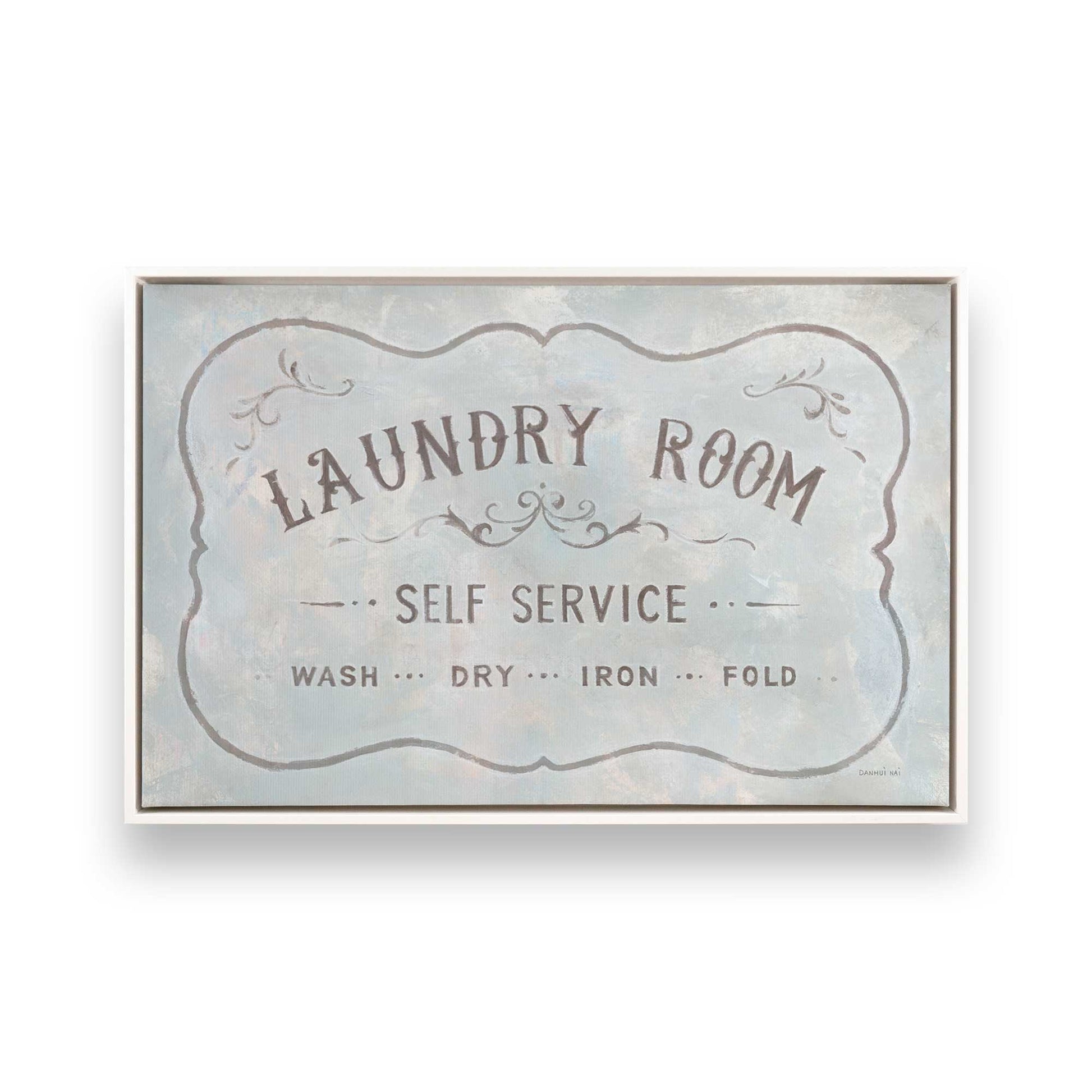 [Color:Opaque White], Picture of art in a White frame