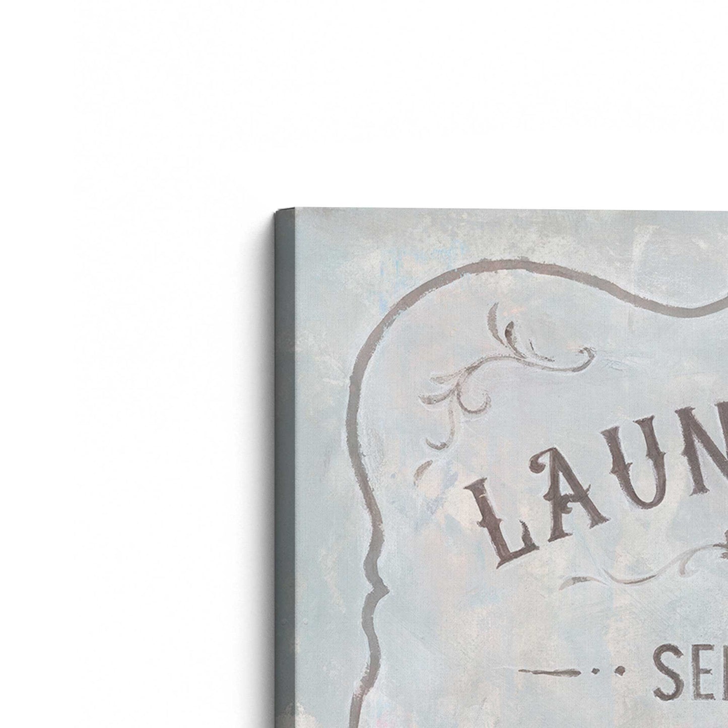 [Color:Stretched Canvas], Picture of the corner of the art