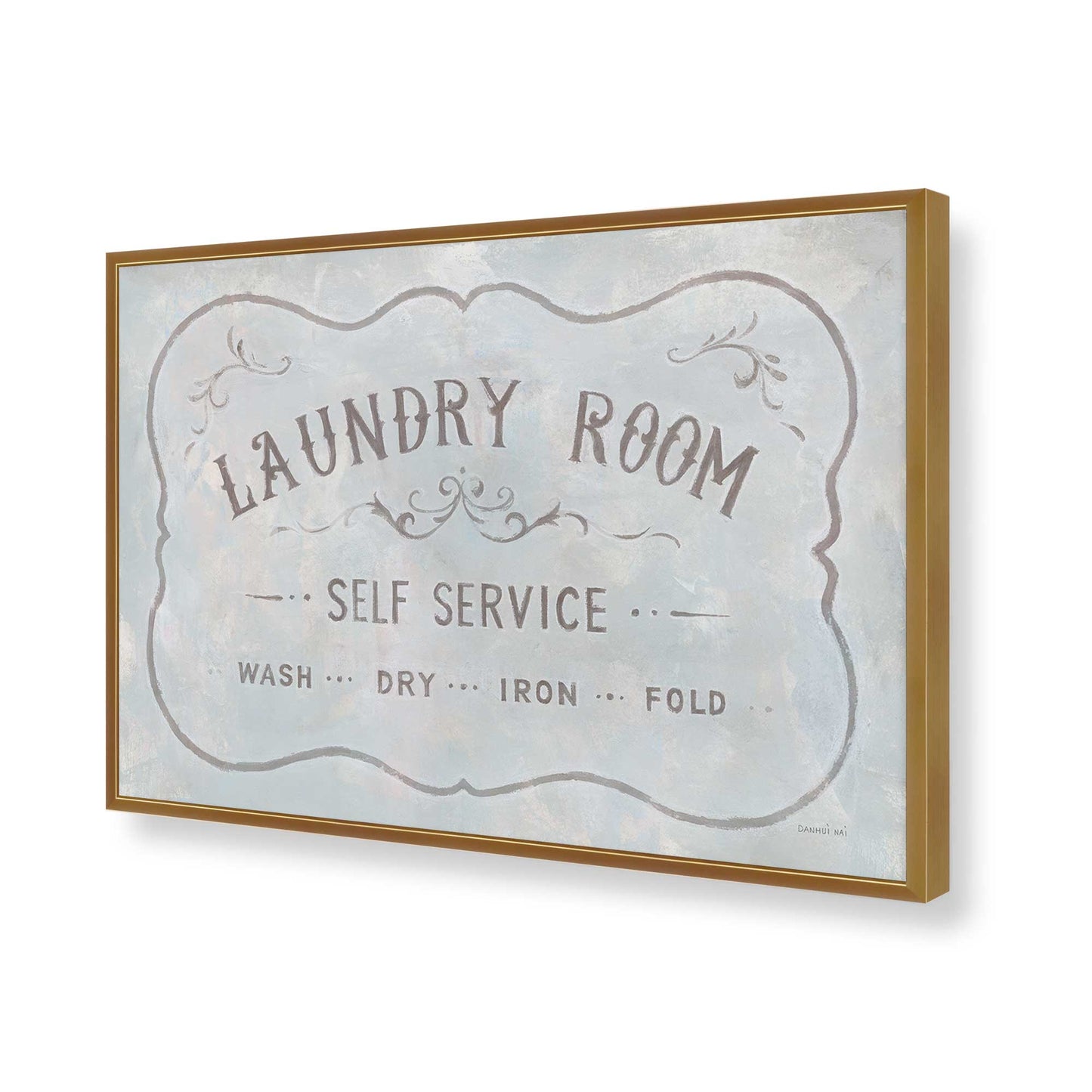 [Color:Polished Gold], Picture of art in a Polished Gold frame of the corner
