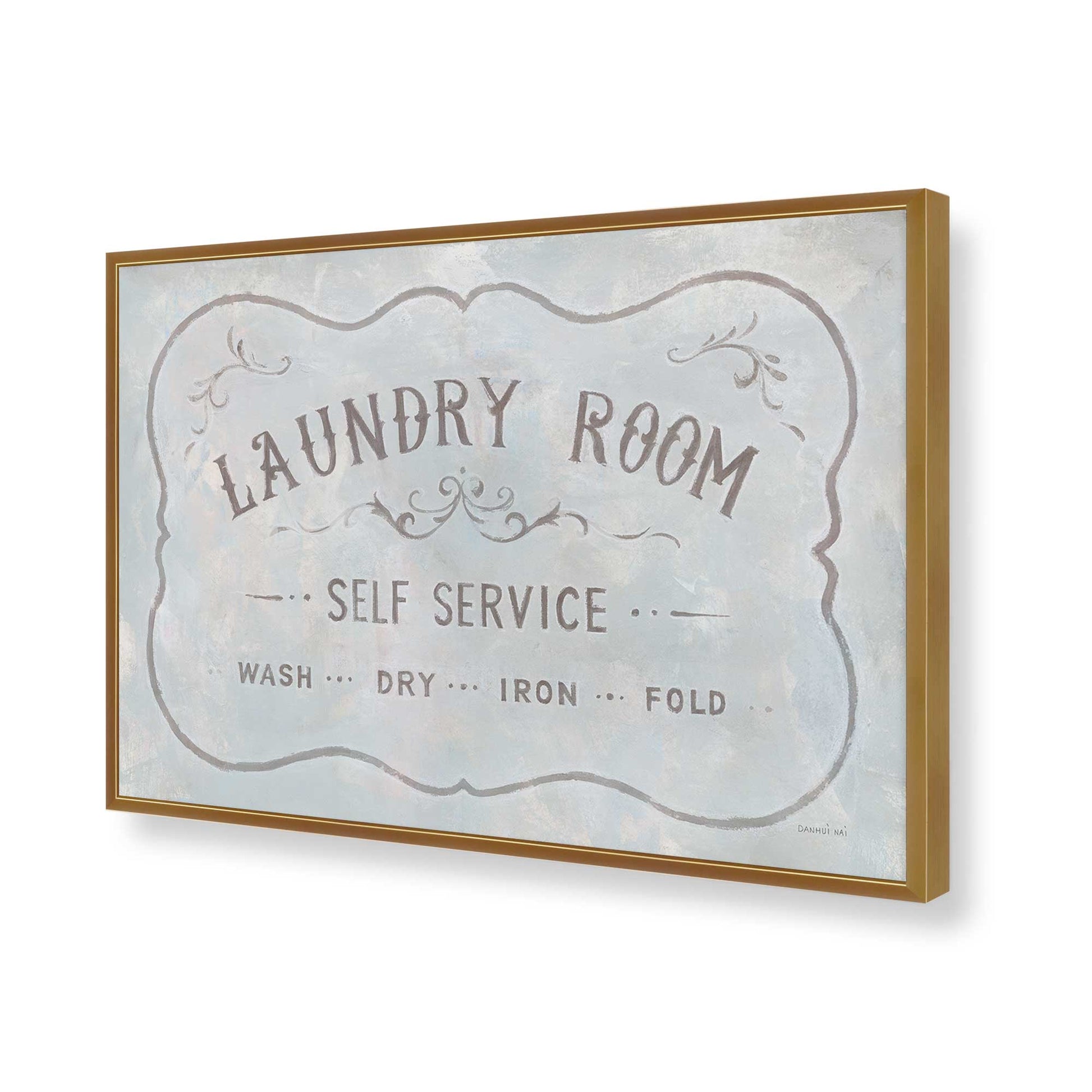 [Color:Polished Gold], Picture of art in a Polished Gold frame of the corner