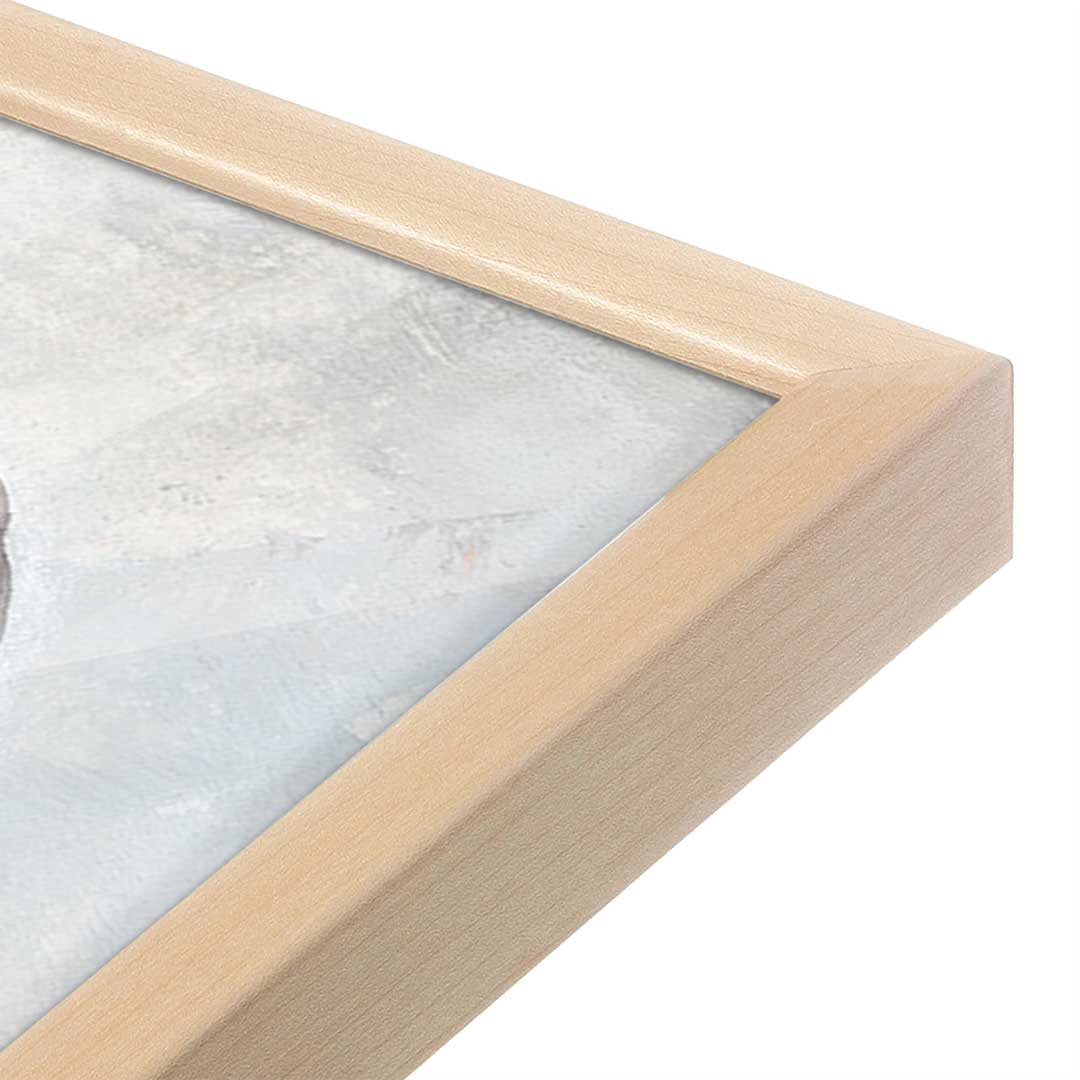 [Color:Raw Maple], Picture of art in a Raw Maple frame at an angle