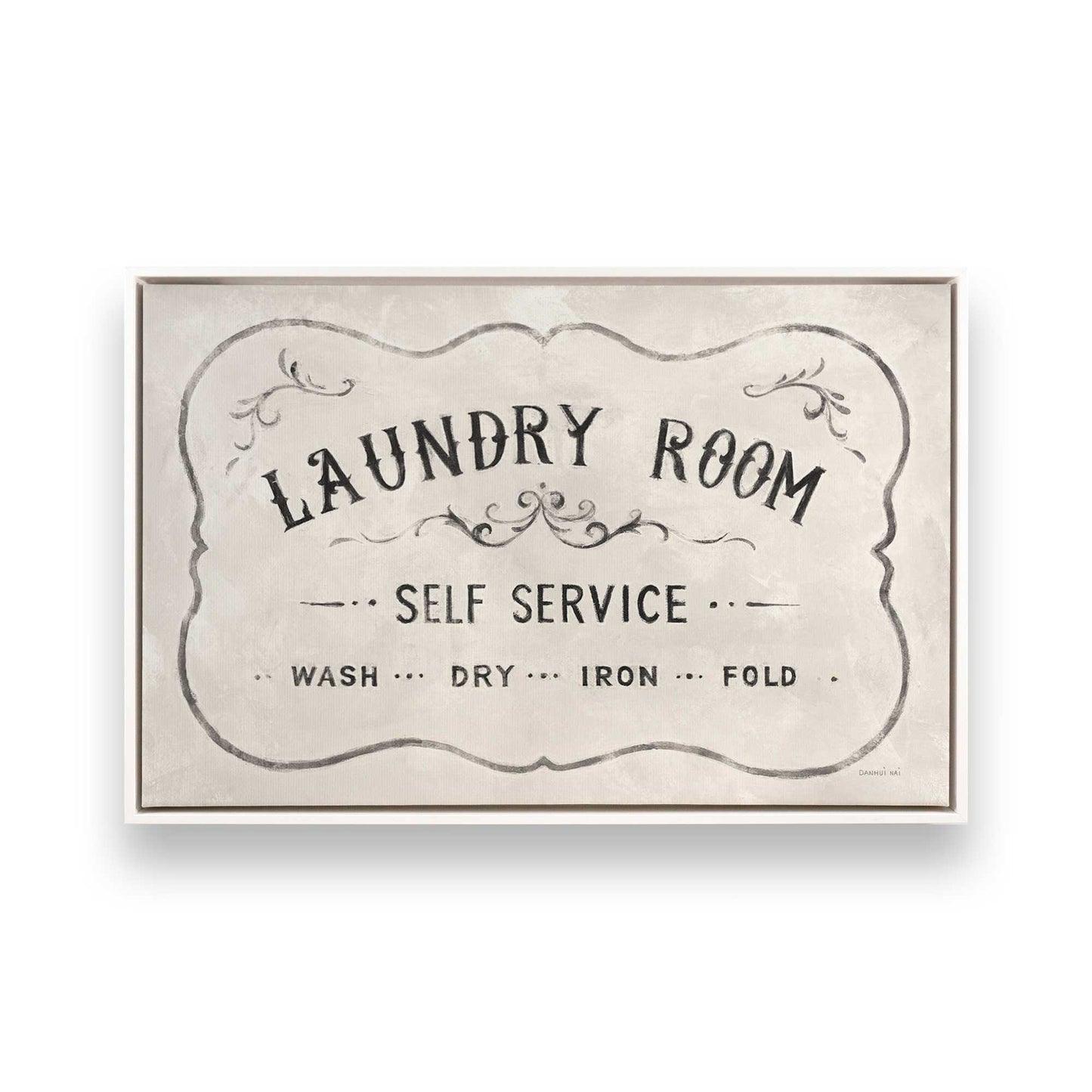 [Color:Opaque White], Picture of art in a White frame