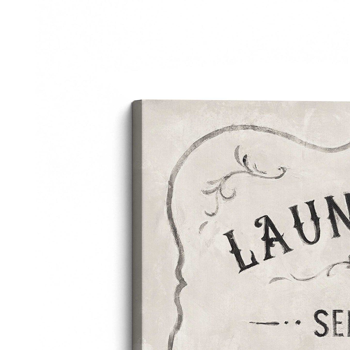 [Color:Stretched Canvas], Picture of the corner of the art