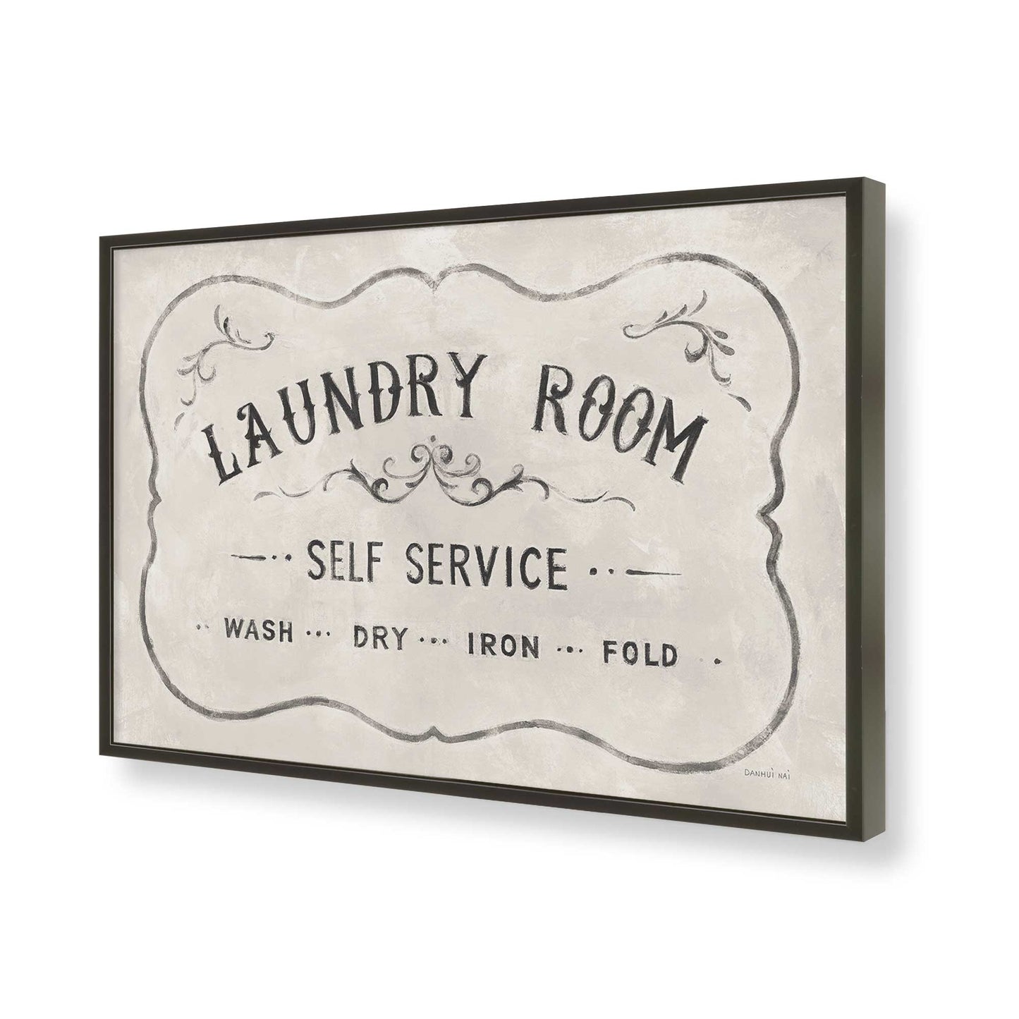 [Color:Satin Black], Picture of art in a Satin Black frame of the corner