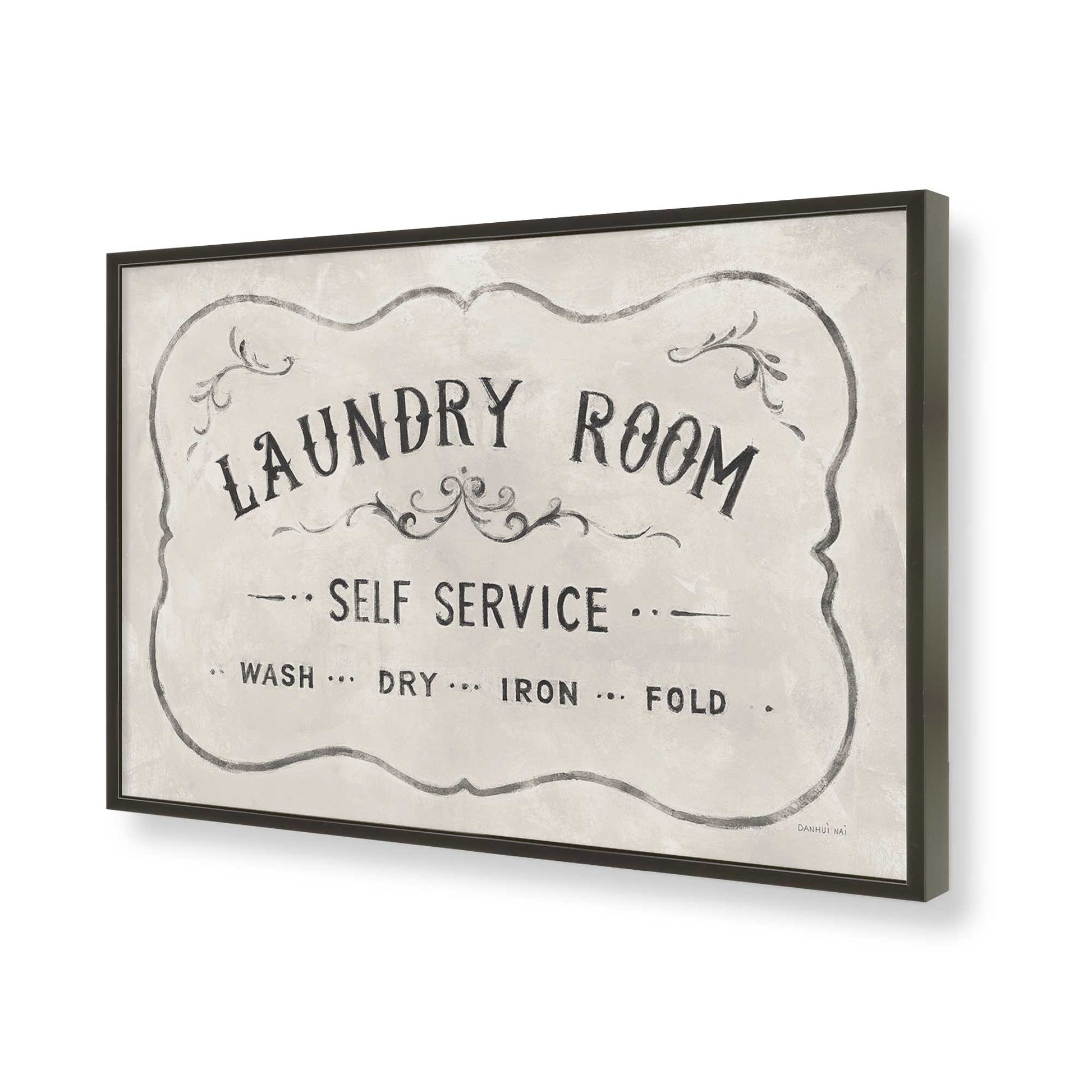 [Color:Satin Black], Picture of art in a Satin Black frame of the corner