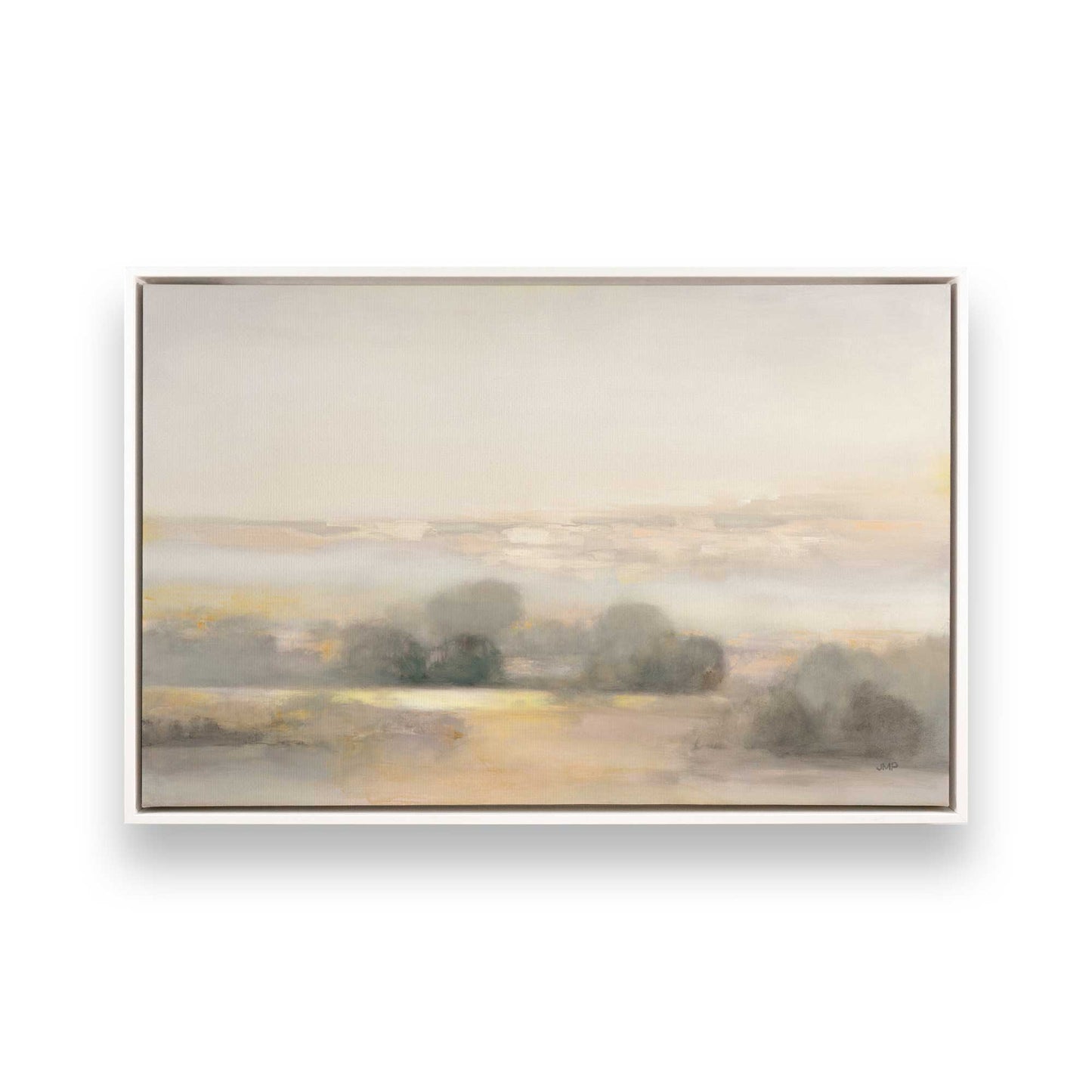 [Color:Opaque White], Picture of art in a White frame