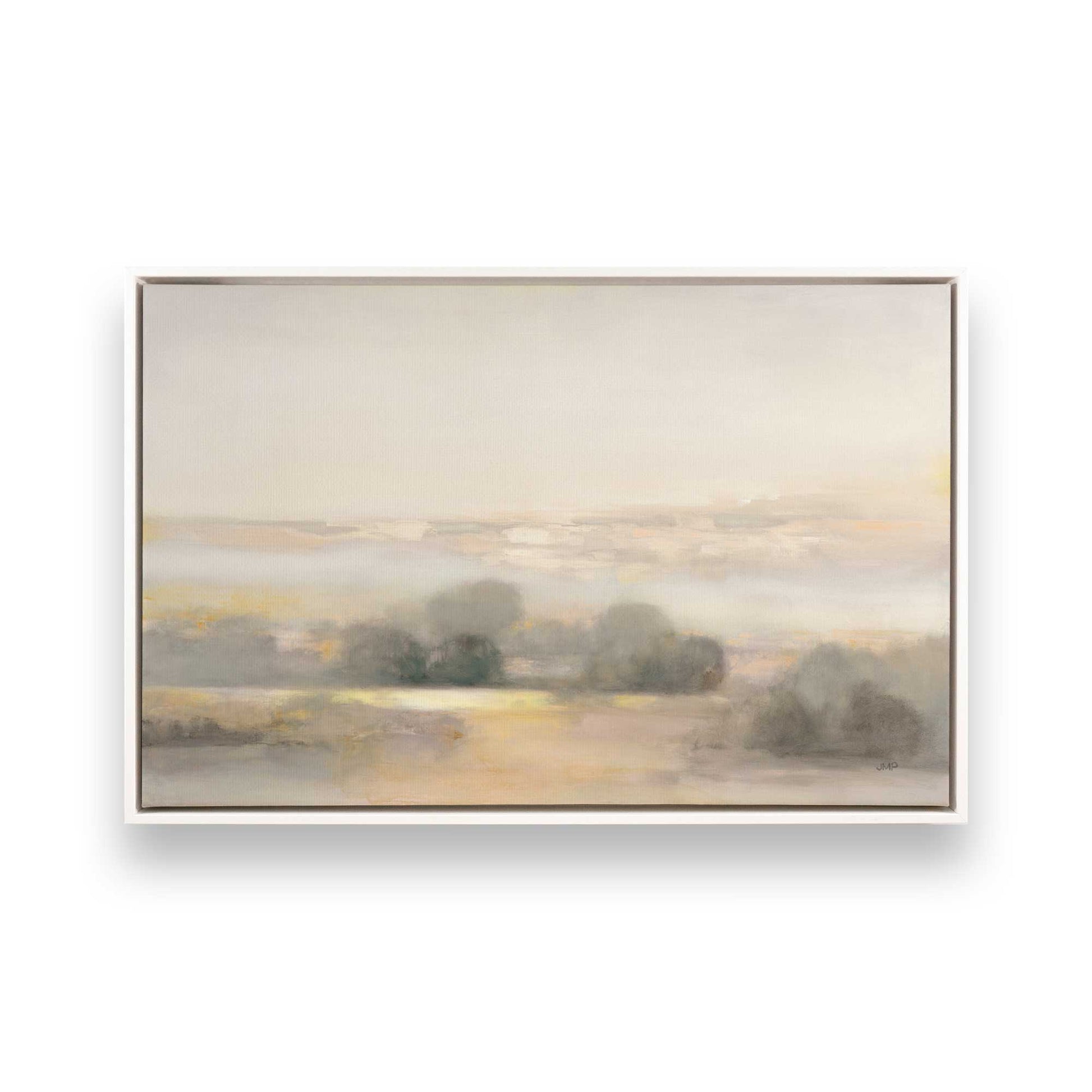 [Color:Opaque White], Picture of art in a White frame