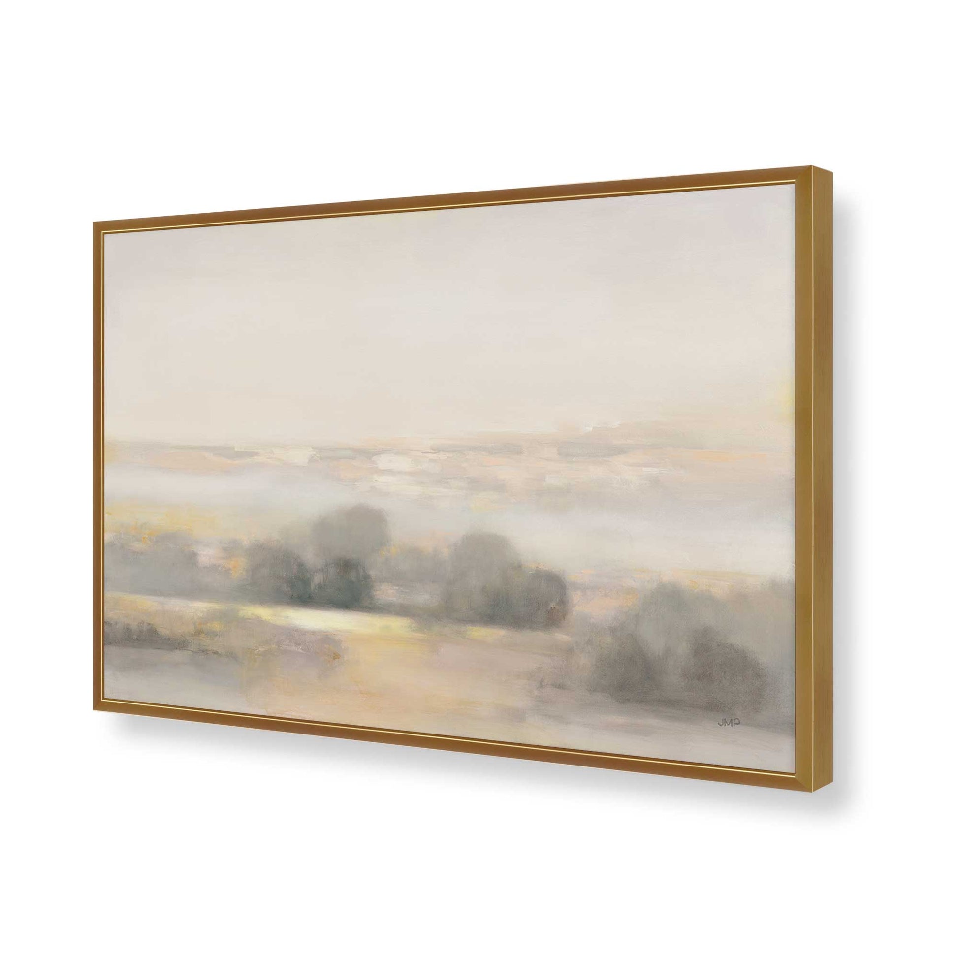 [Color:Polished Gold], Picture of art in a Polished Gold frame of the corner