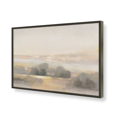 [Color:Satin Black], Picture of art in a Satin Black frame of the corner