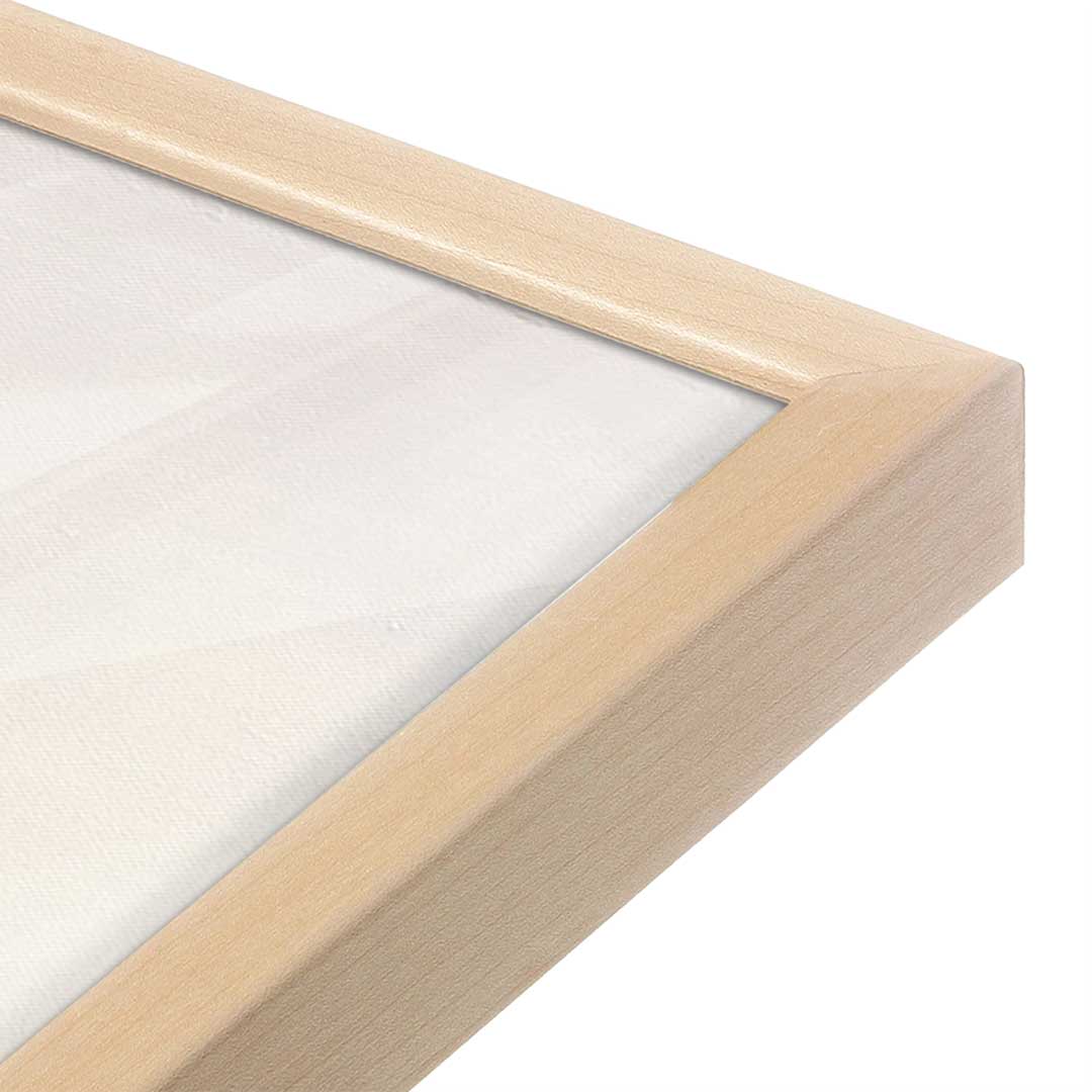 [Color:Raw Maple], Picture of art in a Raw Maple frame at an angle