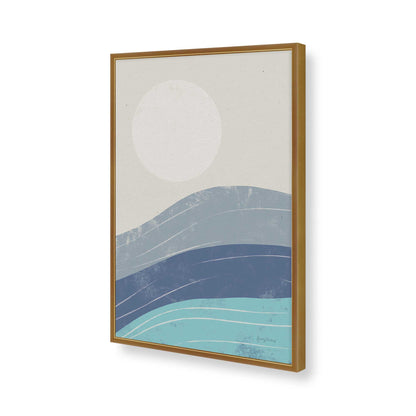 [Color:Polished Gold], Picture of art in a Polished Gold frame of the corner