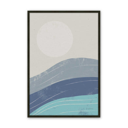[Color:Satin Black], Picture of art in a Satin Black frame