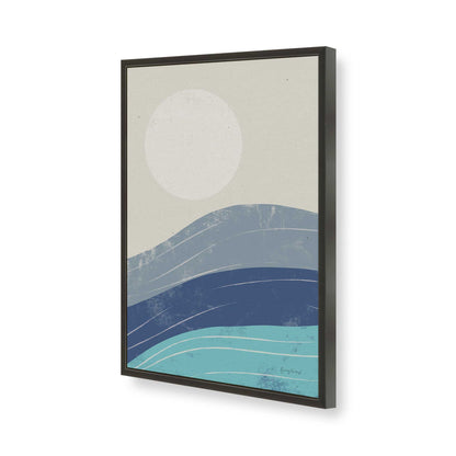 [Color:Satin Black], Picture of art in a Satin Black frame of the corner