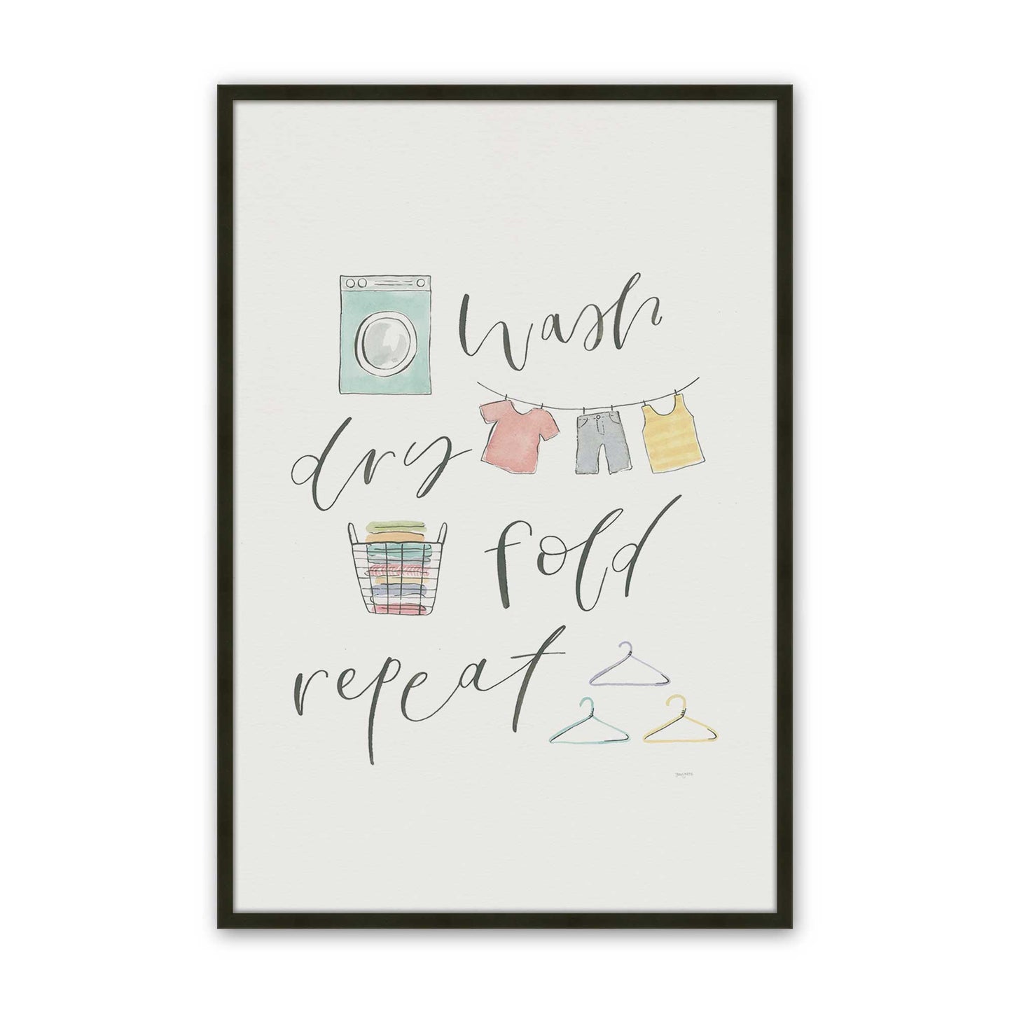 [Color:Satin Black], Picture of art in a Satin Black frame