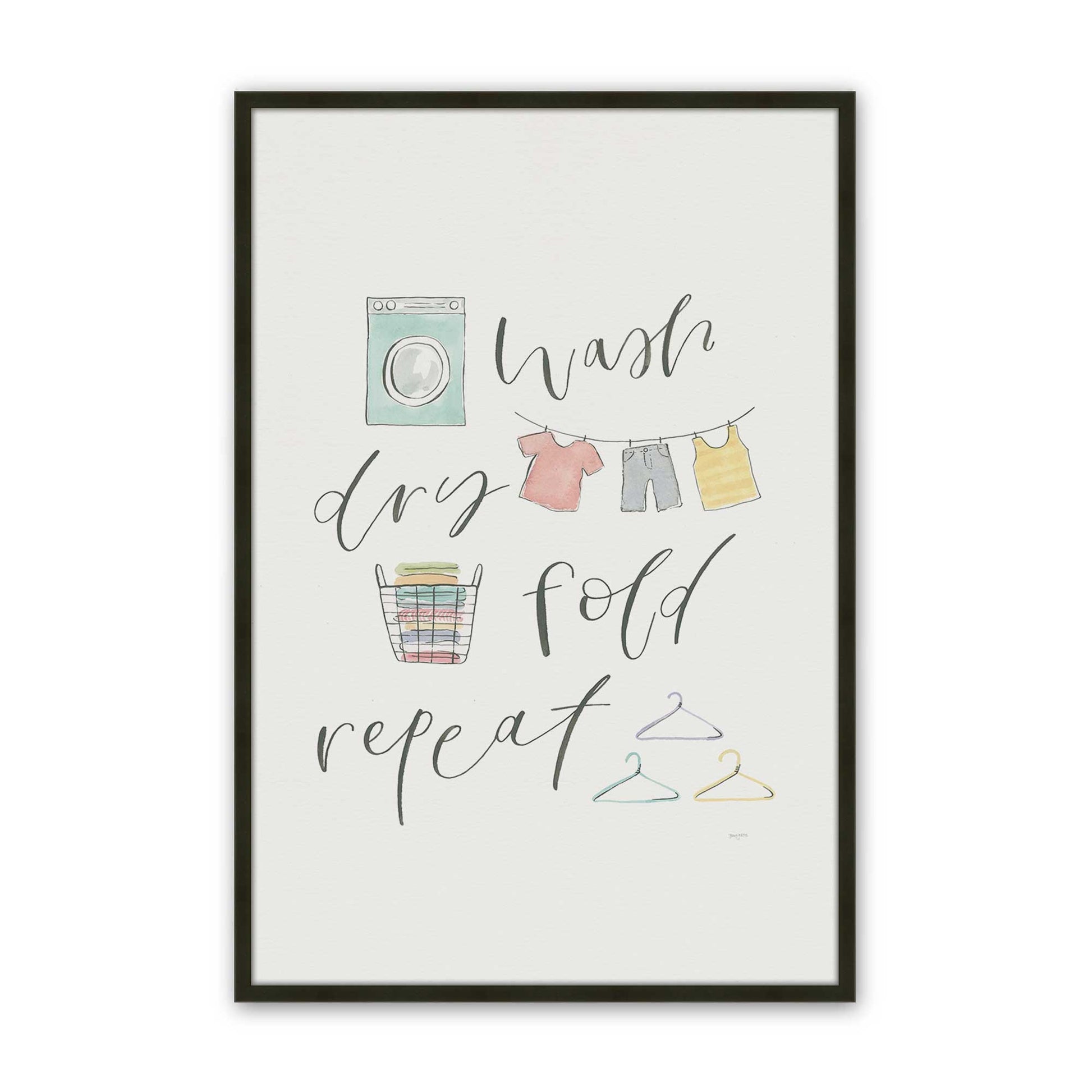 [Color:Satin Black], Picture of art in a Satin Black frame