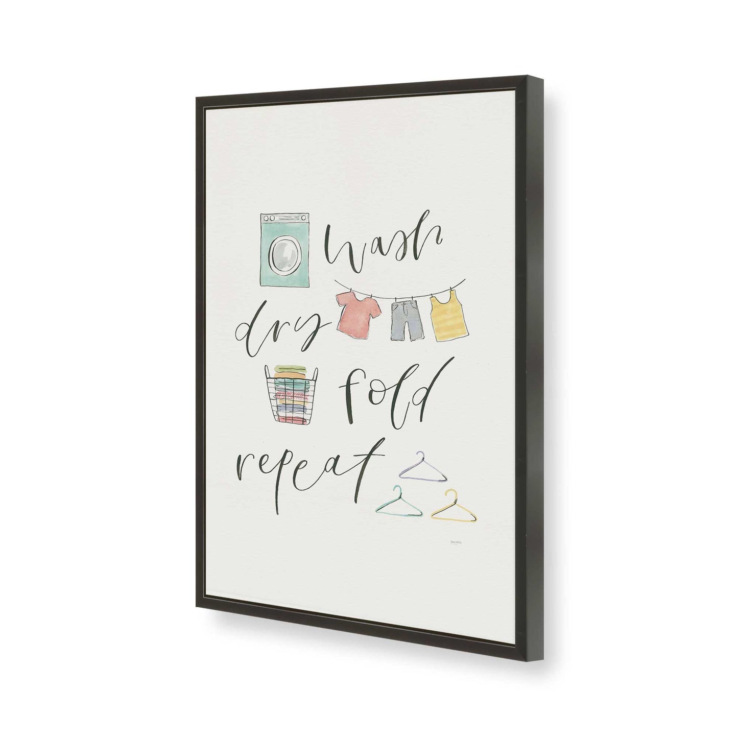[Color:Satin Black], Picture of art in a Satin Black frame of the corner