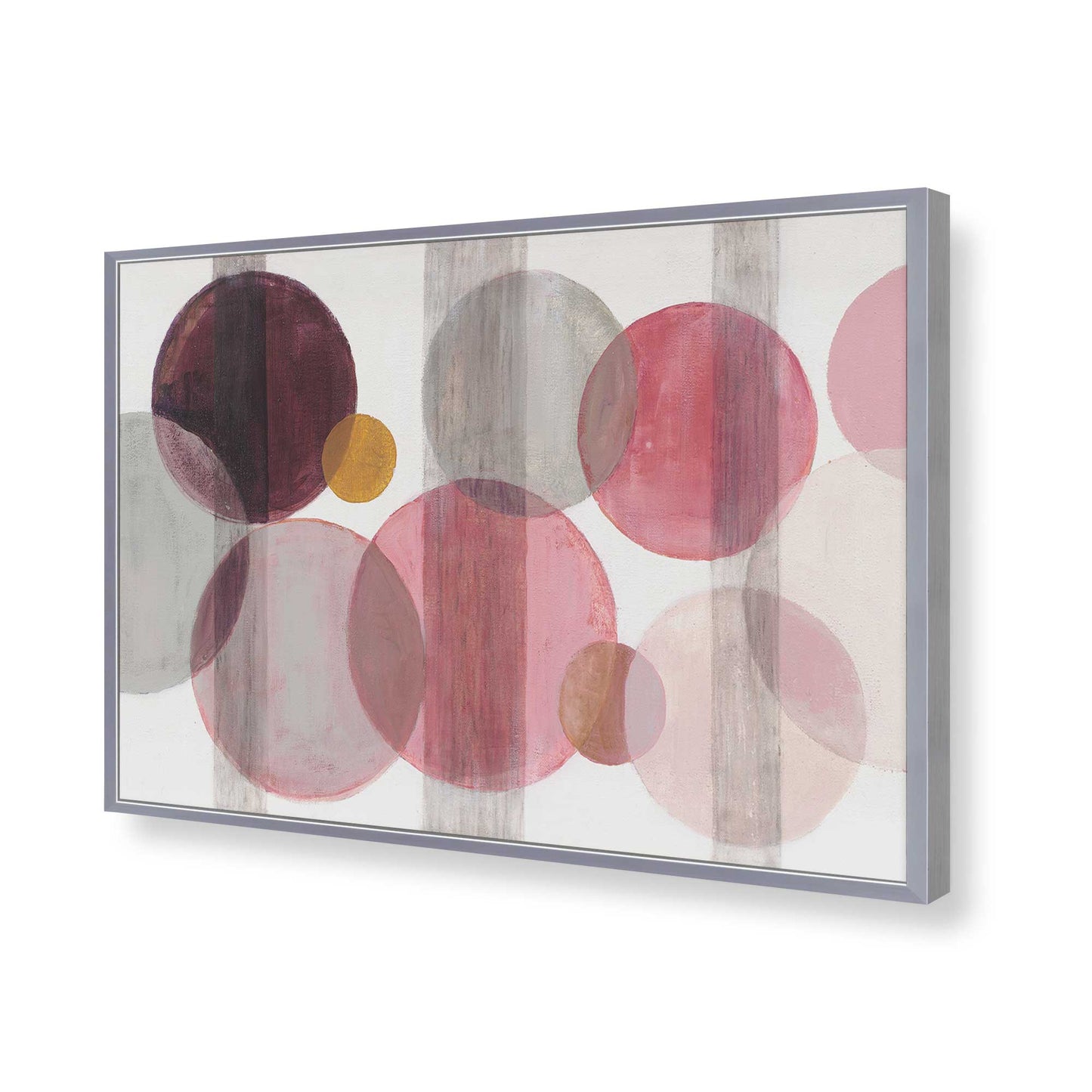 [Color:Polished Chrome], Picture of art in a Polished Chrome frame of the corner