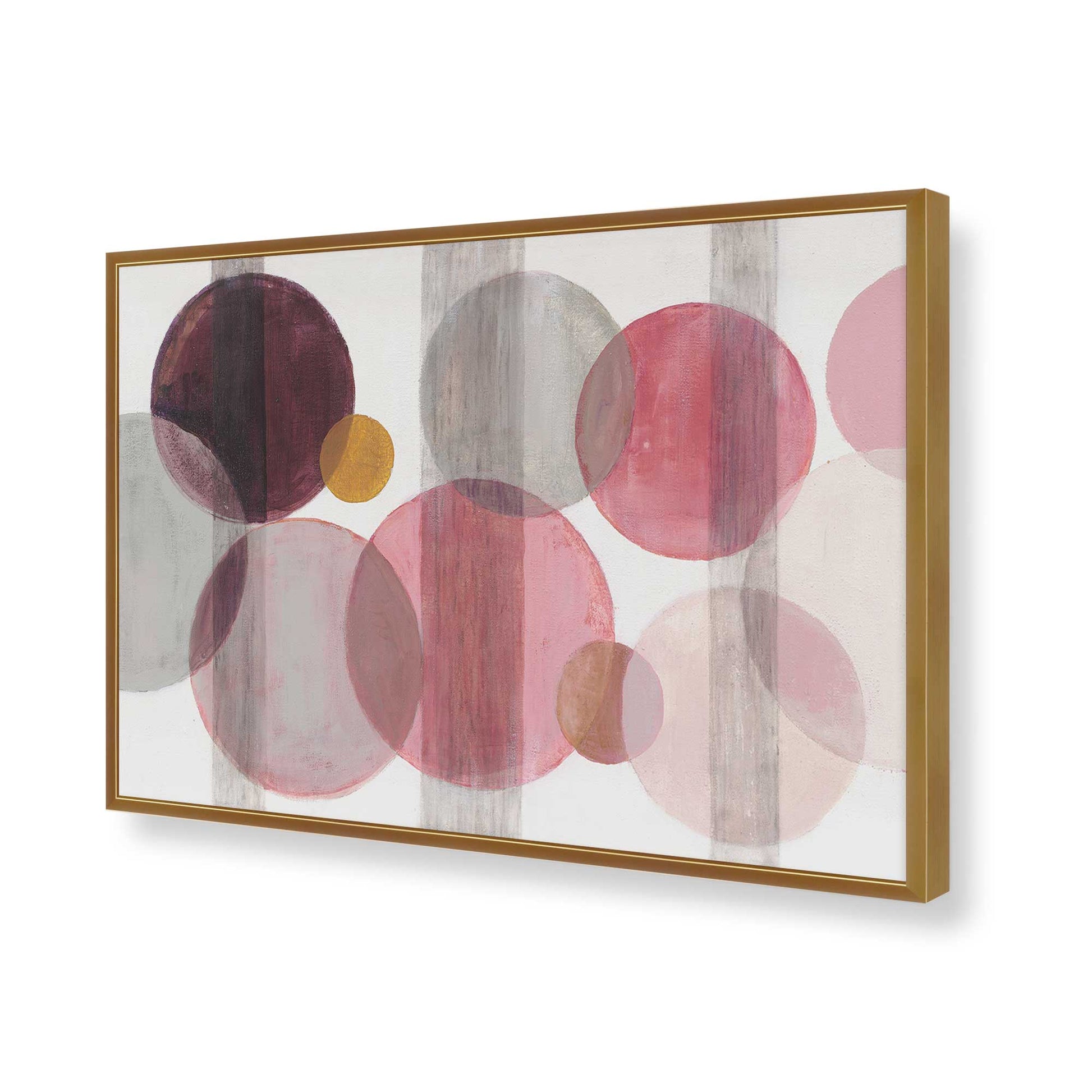 [Color:Polished Gold], Picture of art in a Polished Gold frame of the corner