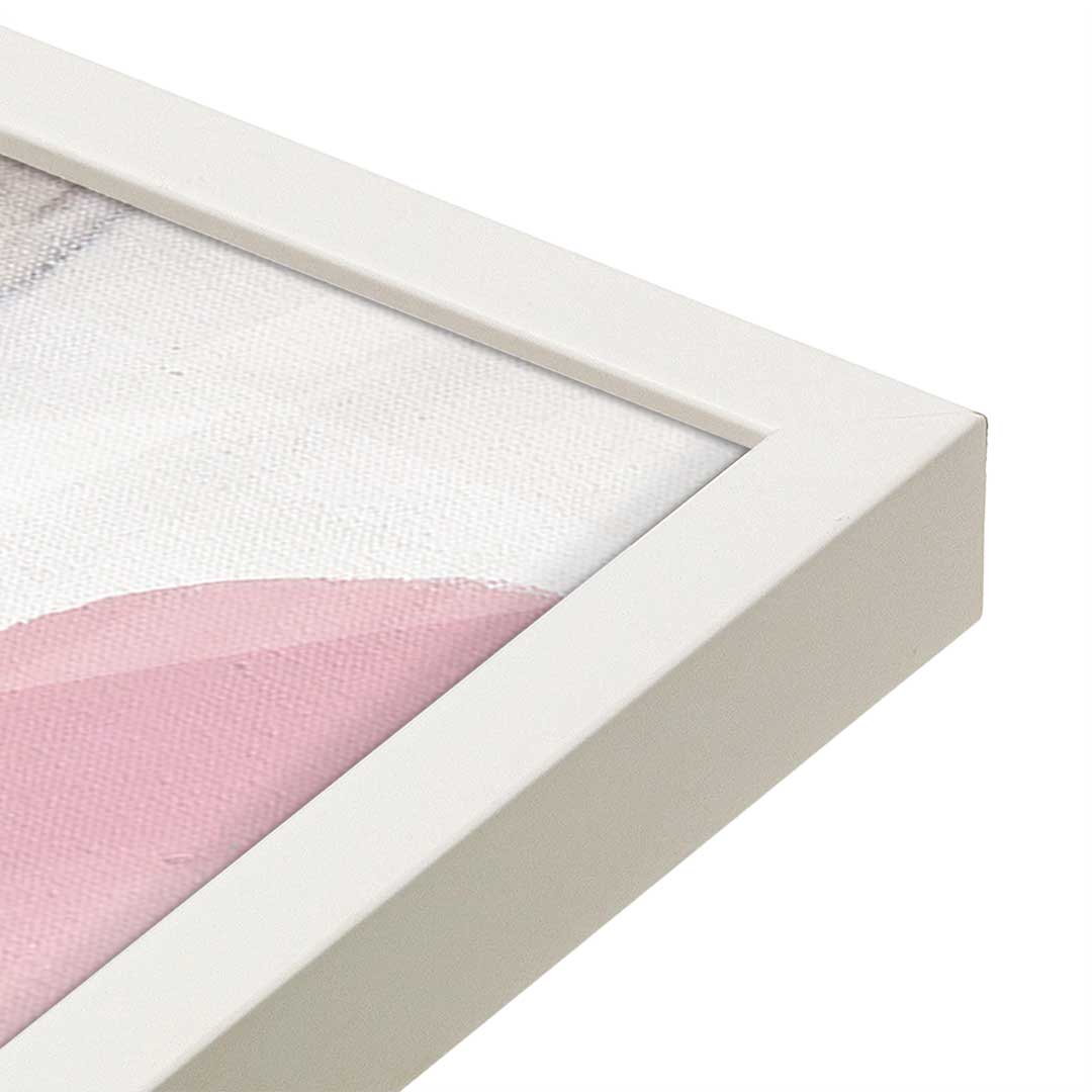 [Color:Opaque White], Picture of art in a Opaque White frame at an angle