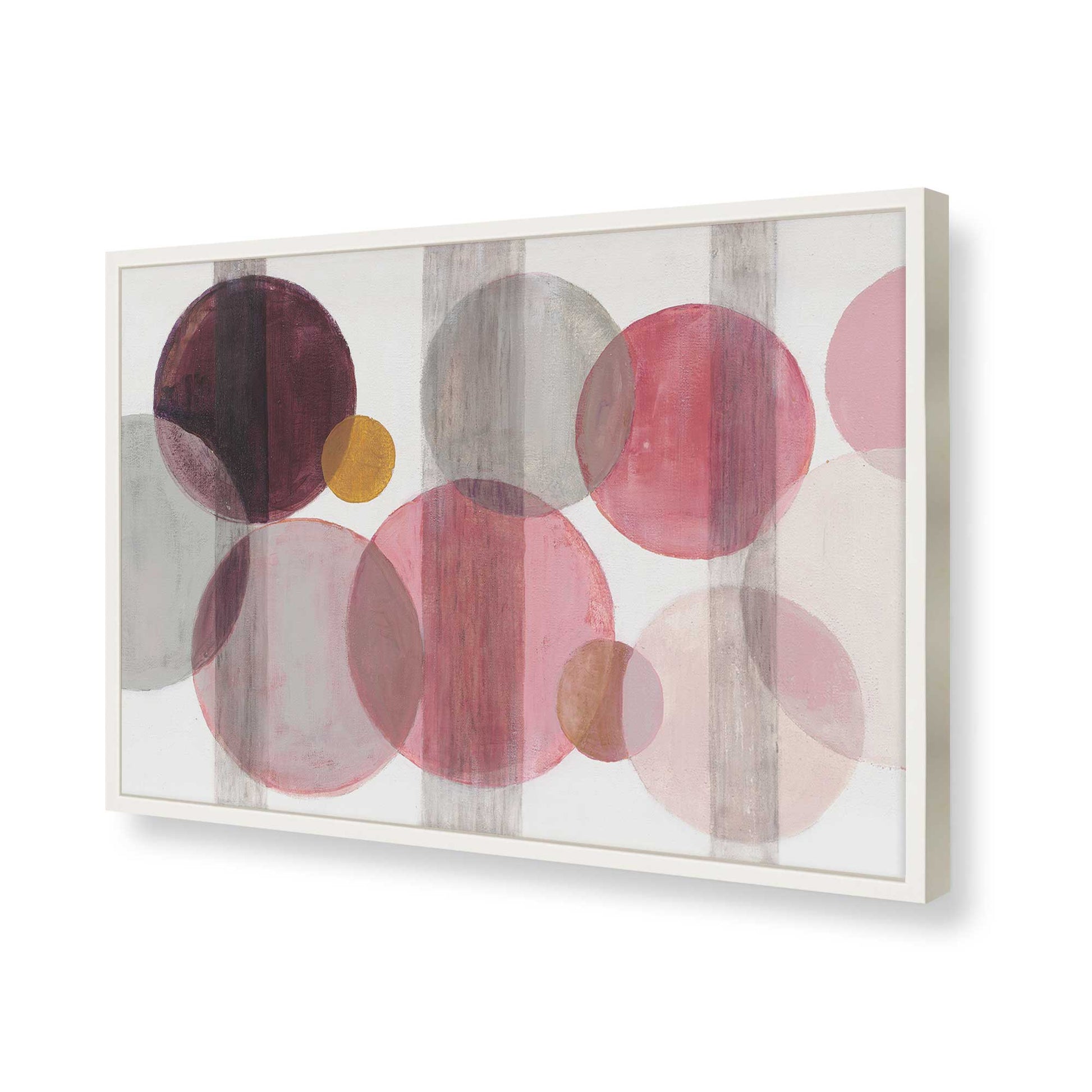 [Color:Opaque White], Picture of art in a Opaque White frame of the corner