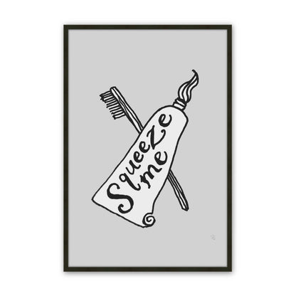 [Color:Satin Black], Picture of art in a Satin Black frame