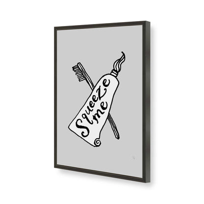 [Color:Satin Black], Picture of art in a Satin Black frame of the corner