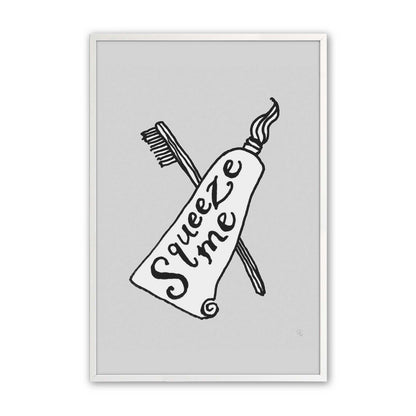 [Color:Opaque White], Picture of art in a Opaque White frame