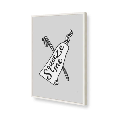 [Color:Opaque White], Picture of art in a Opaque White frame of the corner