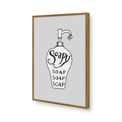 [Color:Polished Gold], Picture of art in a Polished Gold frame of the corner