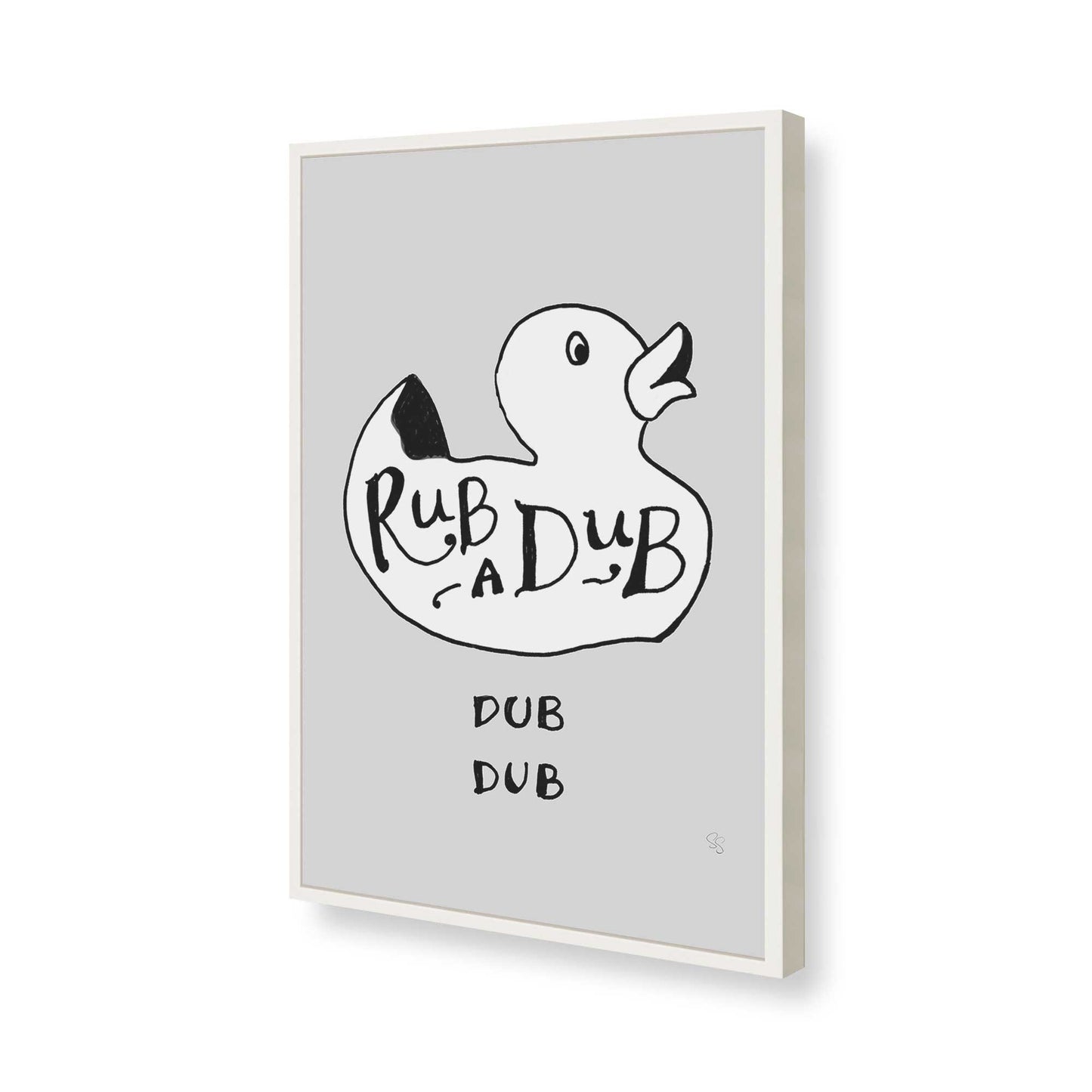 [Color:Opaque White], Picture of art in a Opaque White frame of the corner