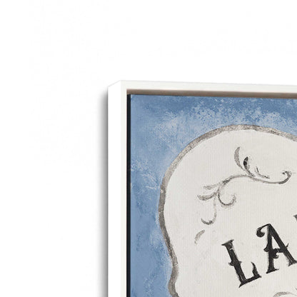 [Color:Opaque White], Picture of art in a White frame at an angle