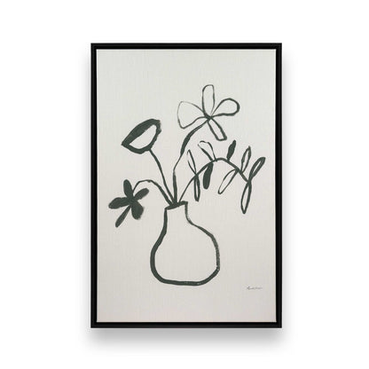 [Color:Satin Black], Picture of art in a Satin Black frame