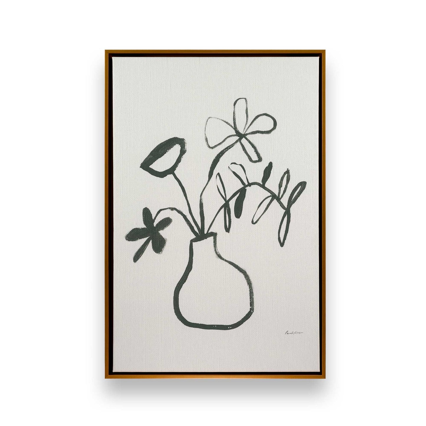 [Color:Polished Gold], Picture of art in a Polished Gold frame