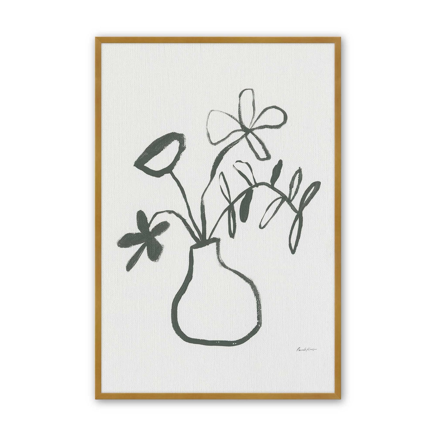 [Color:Polished Gold], Picture of art in a Polished Gold frame