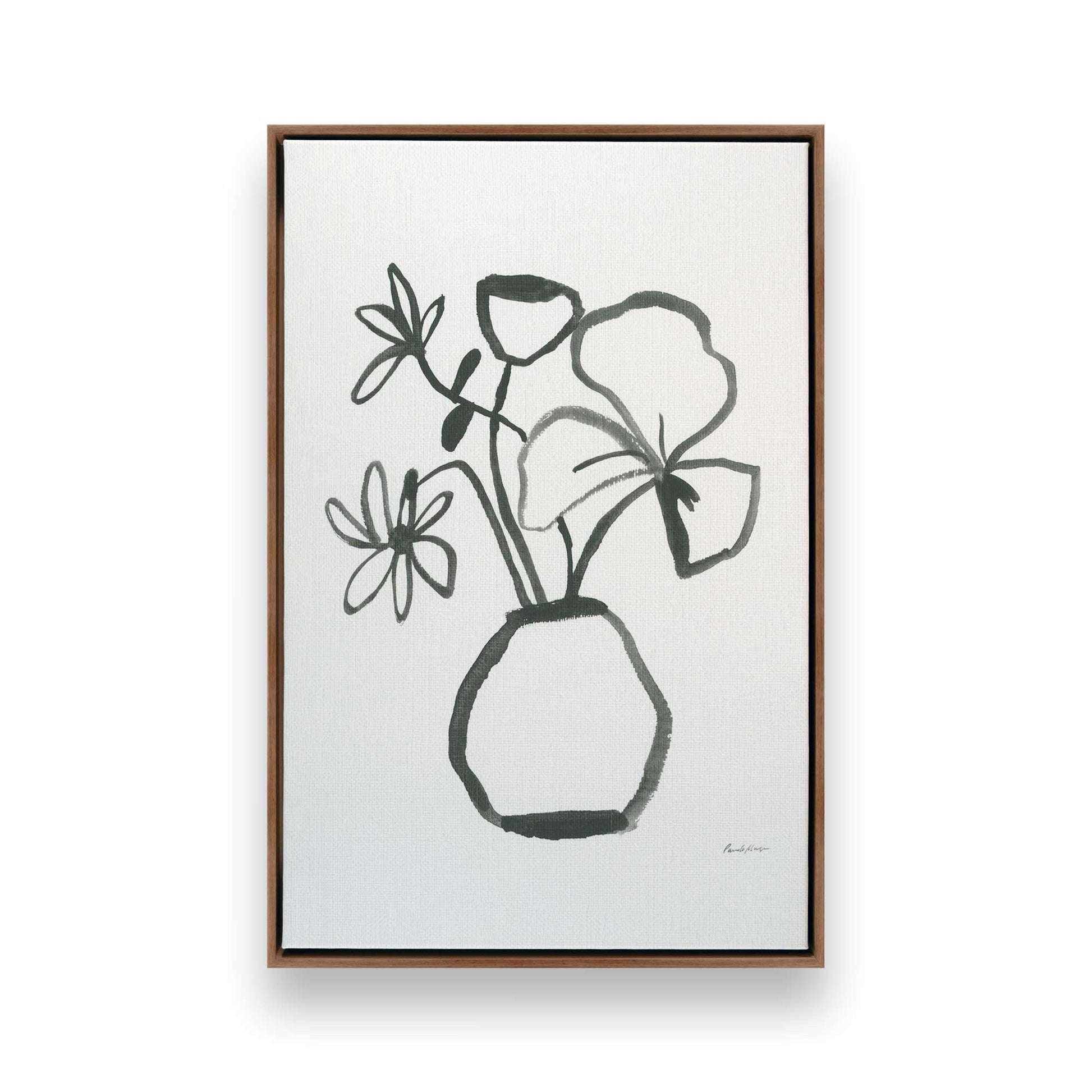 [Color:Walnut], Picture of art in a Walnut frame