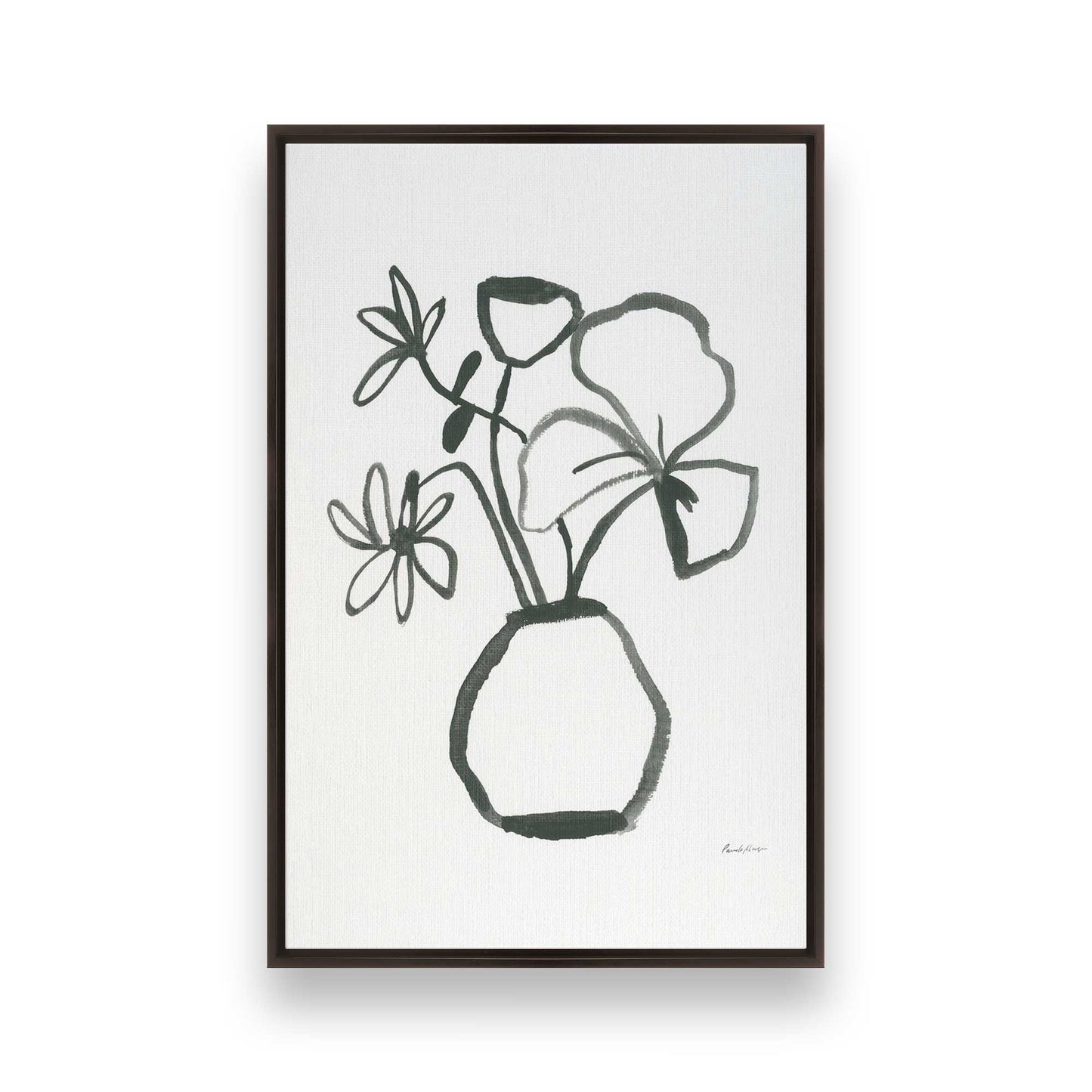 [Color:Espresso], Picture of art in a Espresso frame