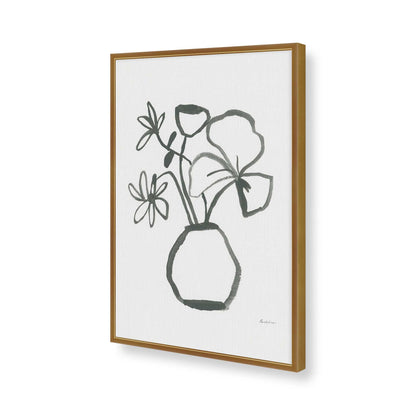 [Color:Polished Gold], Picture of art in a Polished Gold frame of the corner