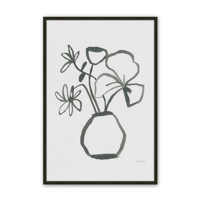 [Color:Satin Black], Picture of art in a Satin Black frame