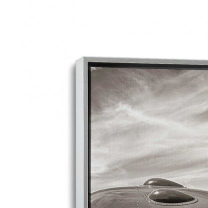 [Color:Polished Chrome], Picture of art in a Polished Chrome frame at an angle