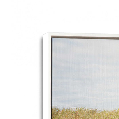 [Color:Opaque White], Picture of art in a White frame at an angle